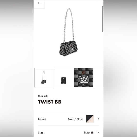 Louis Vuitton Damier Twist BB - Picture 11 of 11